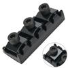 Black Lock Nut Chrome Gold Length: 42mm; Width: 15.5mm