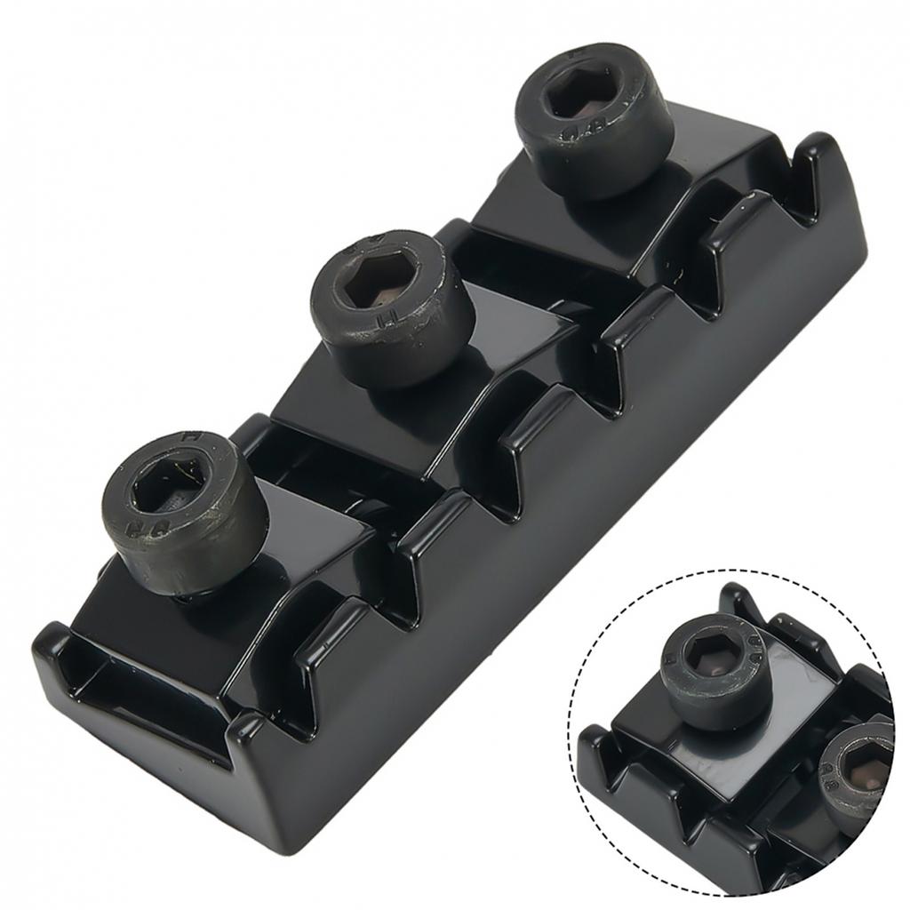 Black Lock Nut Chrome Gold Length: 42mm; Width: 15.5mm