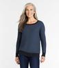 LL Bean Organic Cotton US Fit Size Sea Rose 1000075208 Women's Sweater/Pullover, Regular, L, Pink,