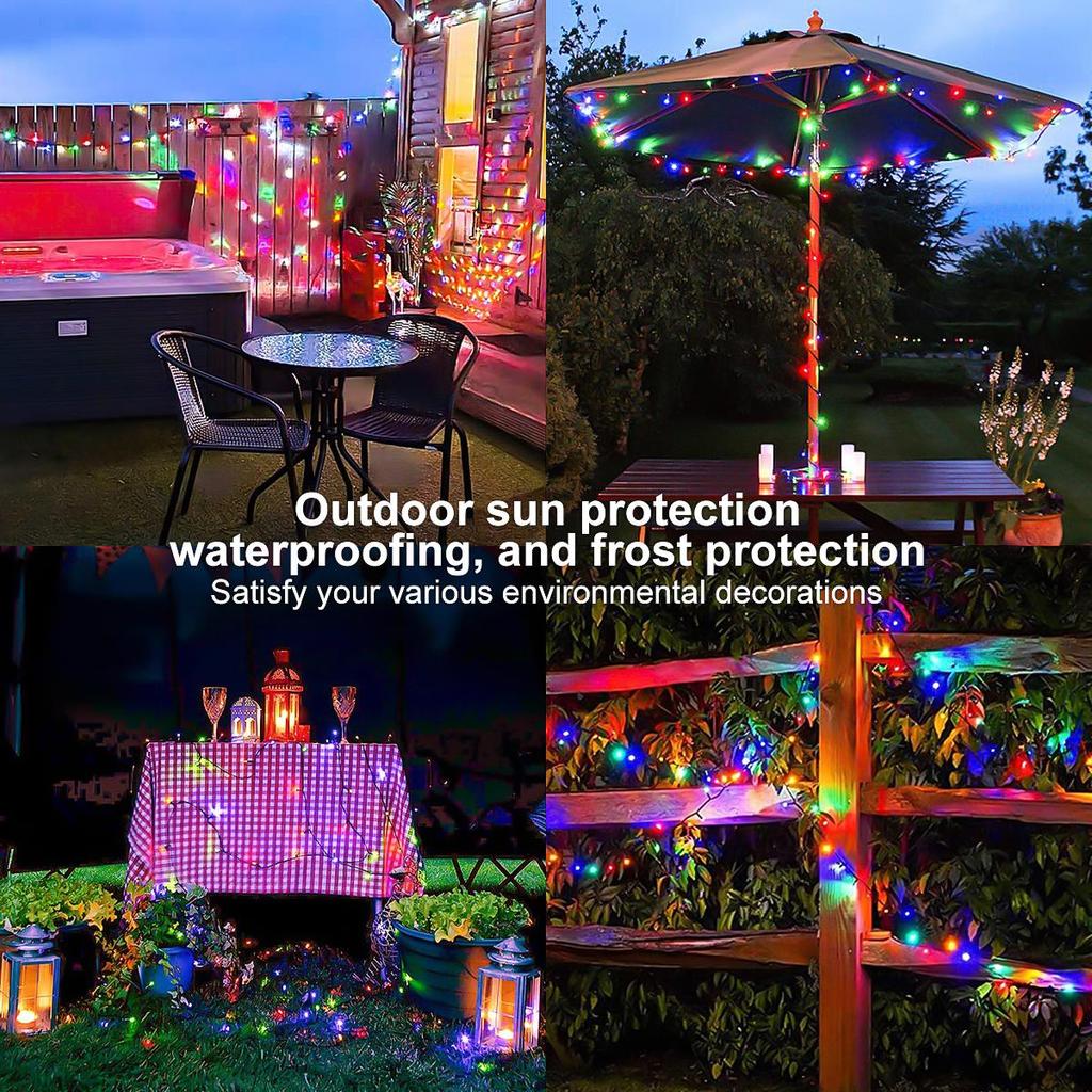 300LED Outdoor Solar Lights String Fairy Lights 8 Pattern Garden Wedding Decoration Waterproof