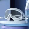 Big Frame Swim Goggles Professional Swimming Waterproof Soft Silicone HD Eyewear Glasses Swim Men Women Goggles With Earplugs