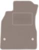 Tapis de sol beige pour conducteur: Renault Fluence berline (2009-2016)