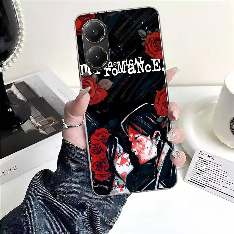 

My Chemical Romance MCR Soft Phone Case For Xiaomi Redmi 15C 15 13C 13 Poco X5 X6 X7 F7 Ultra M7 12C 12 10 10C 9C 9A 9T 9 Fundas Redmi 12