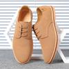 Top Quality Brown Oxford Shoes Men Derby Loafers Big Size 47 48 Casual Shoes Business Man Sneaker Yellow Dress Shoes Fashion
