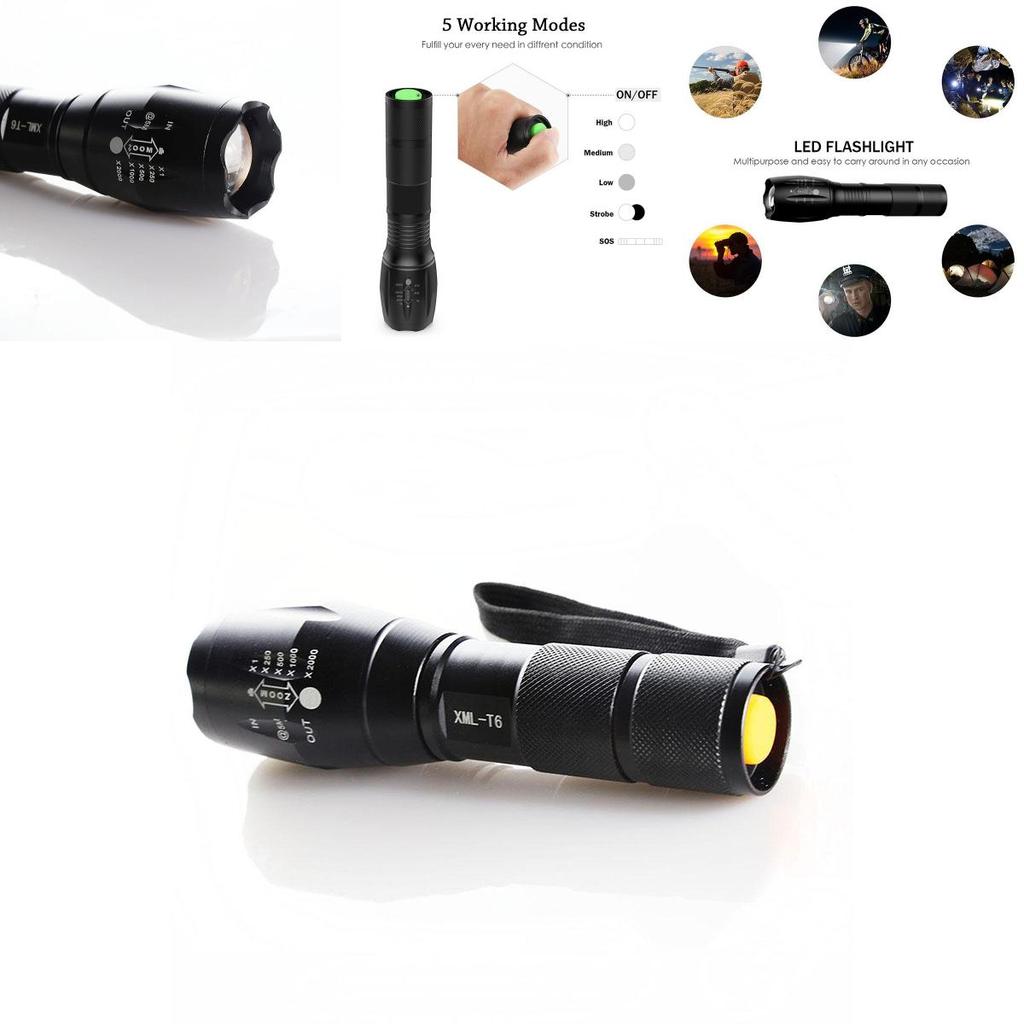 Compact And Portable 18650 Torch Lamp With Superior Focusing Optic System