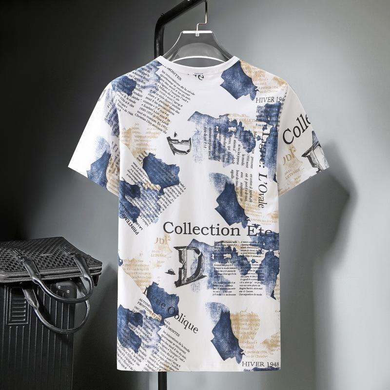 Plus Size 10XL Tshirt Men Streetwear Fashion Summer T Shirts Baggy Short Sleeve Tees Tops Print T-shirts Oversize Male HA087