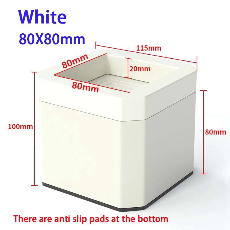 

4Pcs Plastic Height Increasing Foot Pads Sofas Tables Furniture Height Enhancers Table Legs Shock-Absorbing Pads Square Pads