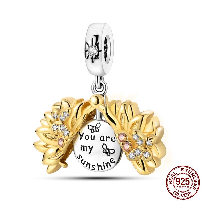 Copper Couple Lovers Sisters The Swing Pendant Charms Fit Original Bracelet Diy Bead Women Jewelry Gift