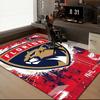 Panthers Team Spirit Floor Mat for Living Room, Game Rooms, Office, Bedroom, Office Floor Mat Playful Design, Christmas fan gifts