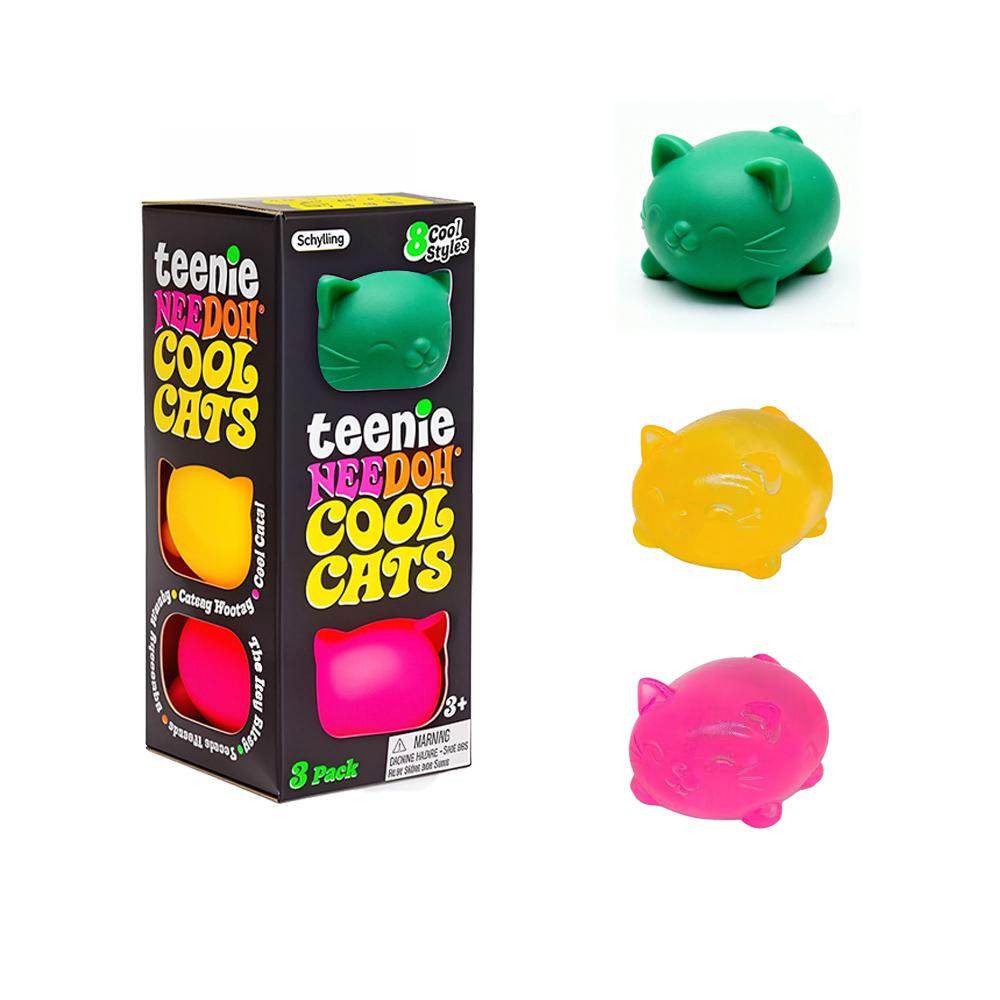 Recent Needoh Strakke Kat Maltose Squishy Verzamelingen Langzaam Rijzende Stressverlichtende Bal Sensorische Fidget Verzamelingen voor Volwassenen Angstremmend SensorischeVerzamel