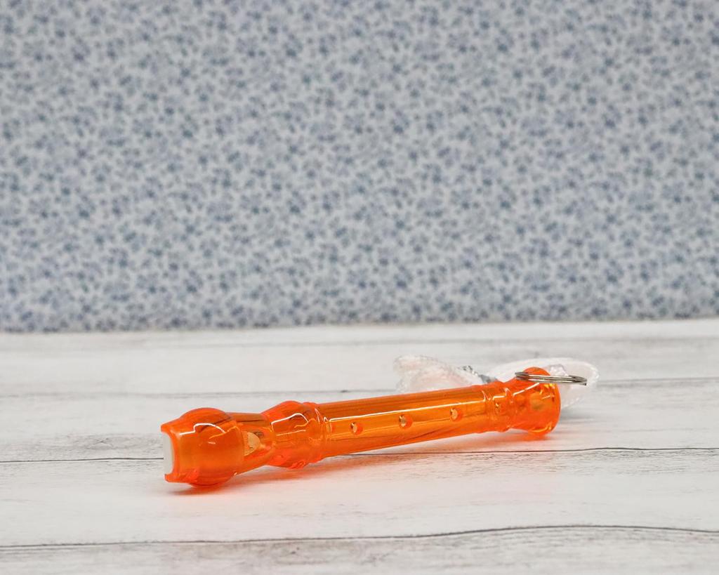 Castle Enterprises Color Mini Recorder x Set (Orange) 10-Piece [Japanese Souvenir, Festival/Event/Children's Party/Street Stall/Fair]