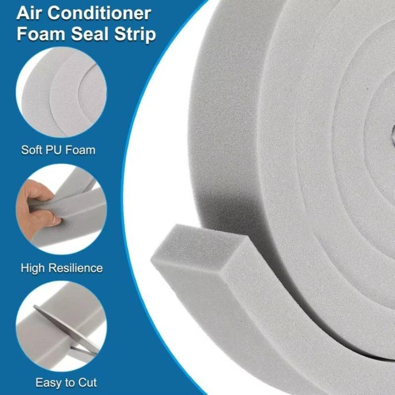 2/4/6pcs Foam Door Window Sealing Strip Weather Strip Self-Adhesive Soundproof Windproof Dustproof Draught Excluder Insulation