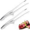 1/2pcs Stainless Steel Food Pliers Picnic Anti Tongs Used For Barbecue Salad Tongs Buffet Dinner Steak Tong Kitchen Cooking Tool