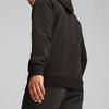 Puma Solid Color Casual Oversized Hooded Sweatshirt With Large Pockets Men Tops Black 625301-01