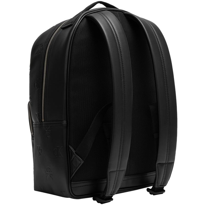 Calvin Klein Letter Embossed Casual Large Capacity Backpack Men Backpack Space-Black 4G3043G-UB1