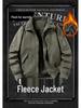 Men's Plus Velvet Thick Flight Jacket - Autumn/Winter Casual Solid Color Sports Coat