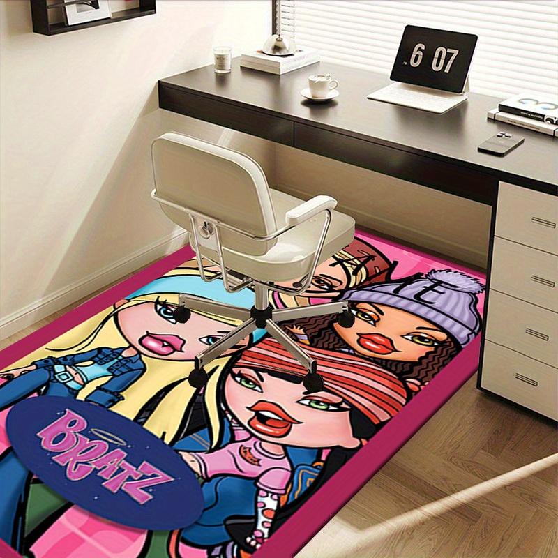 Fashion, Style, Bratz Office Carpet Soft Polyester Entrance Carpet Washable Non slip Machine Washabl