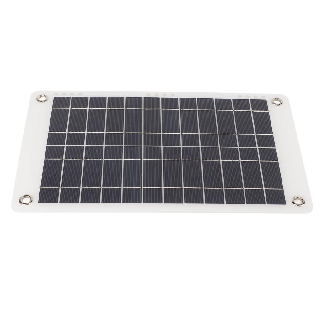 Solar Panel 12V 8.5W Monocrystalline Silicon Semi Flexible with Clip Solar Battery Charger for Outdoor