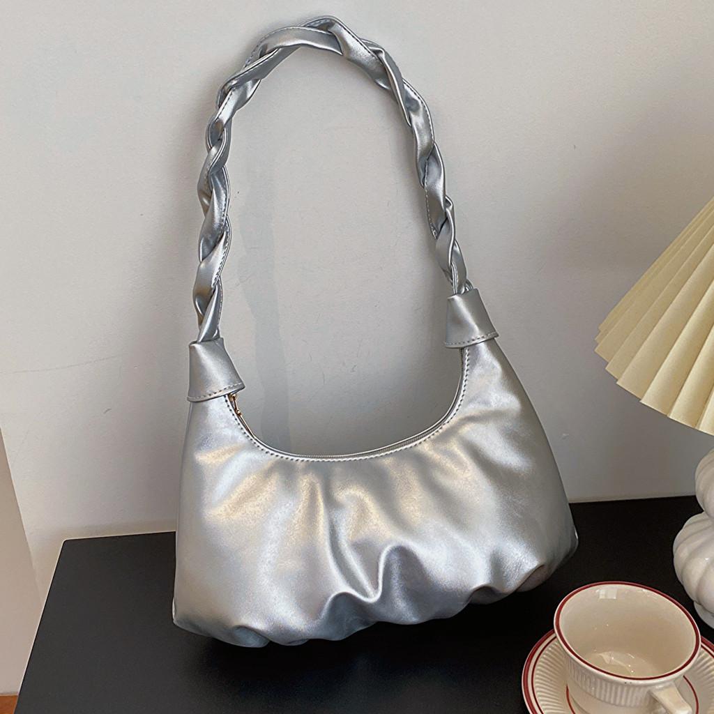 Fashionable Underarm Bag For Women Street Style Pu Small Shoulder Bag