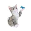 Outdoor Courtyard Cute Cat Sun Garden Solar Resin Ornament Garden Handicraft Ornament