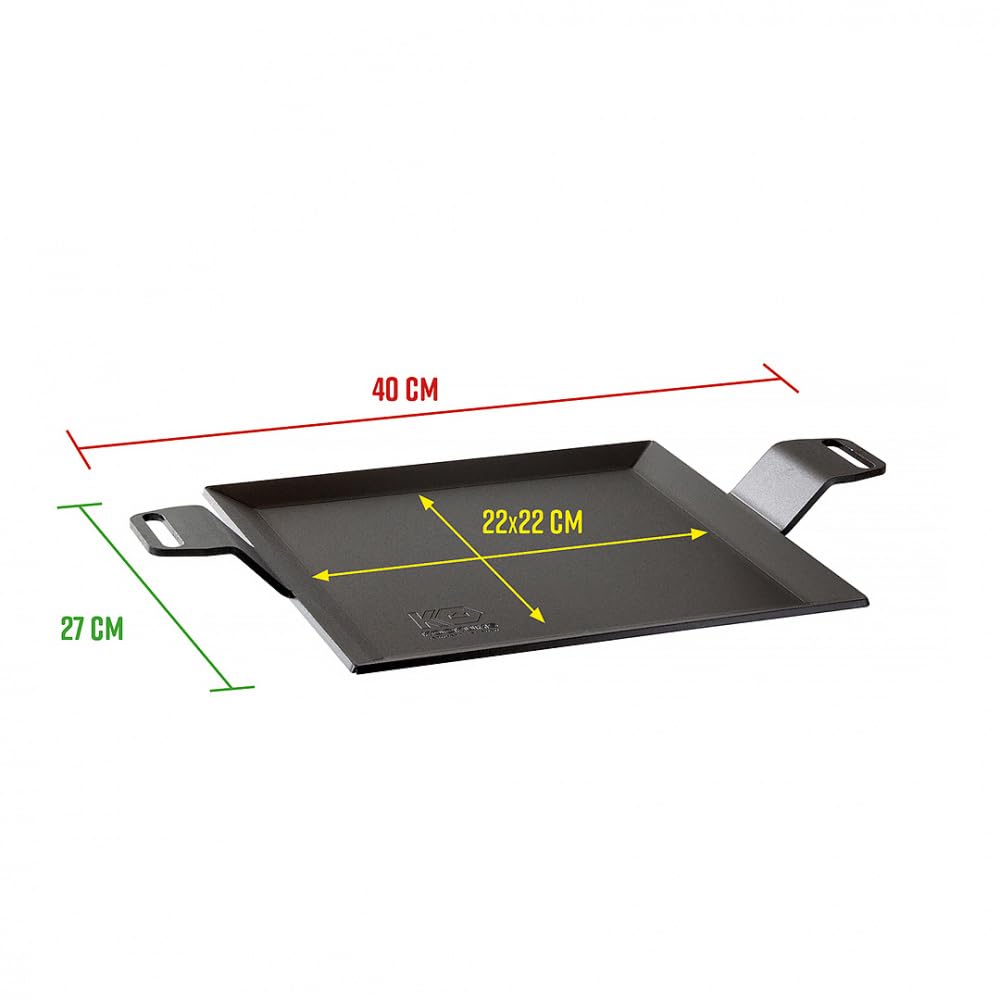 Kockums Griddle 40 x 27 x perfect for carbon STB4027080 3.5 cm, BBQ, steel,