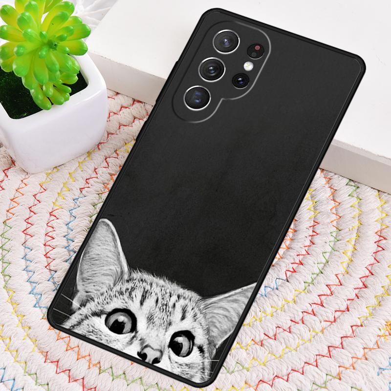 Cute Kittens Cat Phone Case for Samsung Galaxy Note 10 Pro S26 Ultra S23 S24 FE S25 S21 S22 PLUS Shockproof Cove