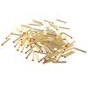 100pcs Tube Beads Smooth Spacer Metal Tube Spacer Beads Jewelry Findings