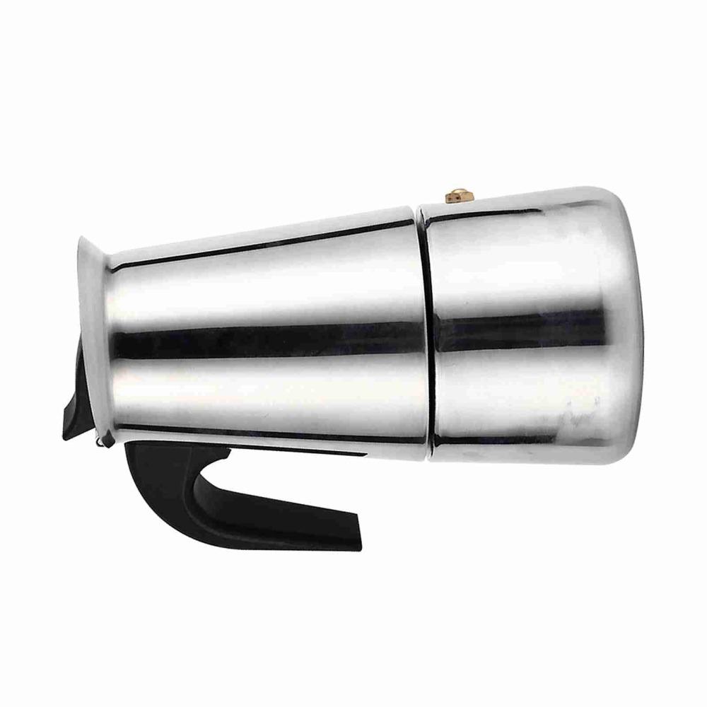 300ml Moka Pot Stainless Steel Espresso Maker Latte Maker Percolator  Cafe Brewing