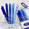 5-Pack Dual-Tip Highlighters with Viewing Window, Suitable for Eye-Friendly Colored Highlighters, Fluorescent Markers, Marking Pens, Highlighting Pens
