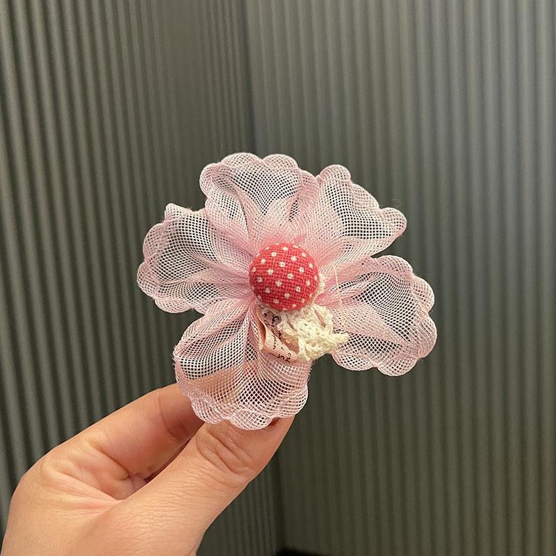 

Детские цветочные заколки для волос: Милые заколки в корейском стиле для выступлений маленьких девочек и повседневные аксессуары.