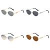 Elliptical Metal Frame Sunglasses For Women Men Uv400 Sun Protection Outdoor Fashion Wear Summer 2026