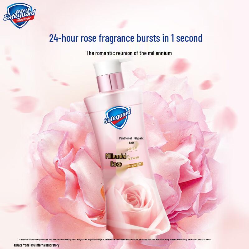 Safeguard Purifying Shower Gel, Millennium Rose Scent