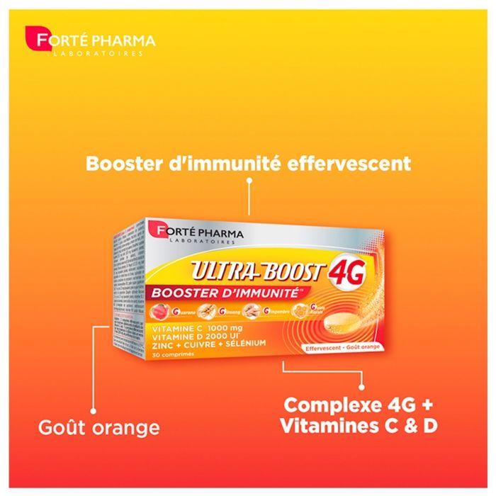 Forté pharma ultra boost booster d'immunité - 30 comprimés effervescents
