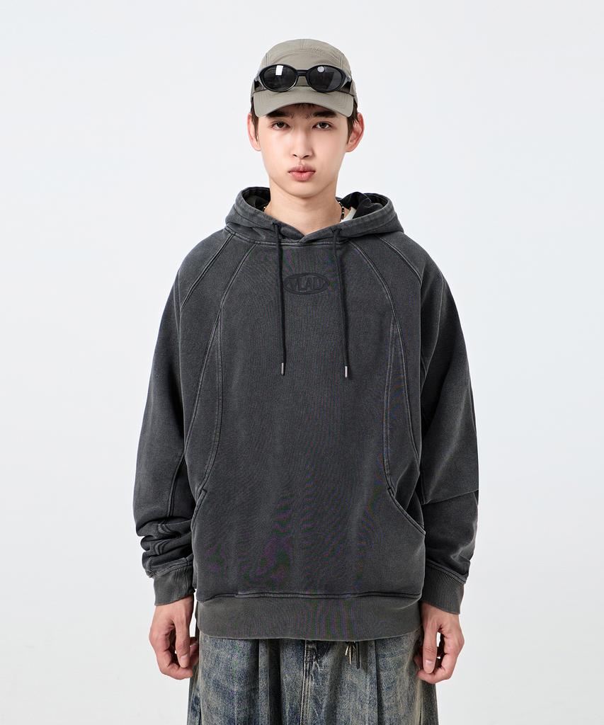 Vlad Pigment Slash Hoodie_Charcoal