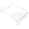 Monitorständer Acryl Transparent Langlebig Multifunktional Augenschutz Schreibtischständer für Schule