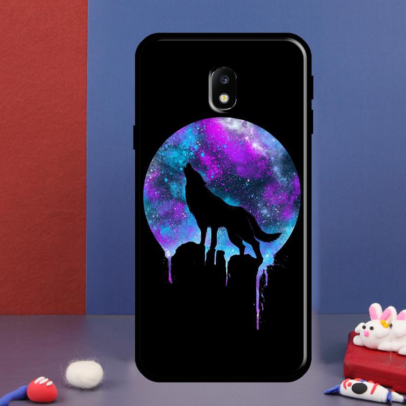 Custodia carina Galaxys Wolf per Samsung J4 J6 Plus J8 A6 A7 A8 A9 2018 J7 J5 J3 2017 A3 A5 J1 2016 Copri Telefono