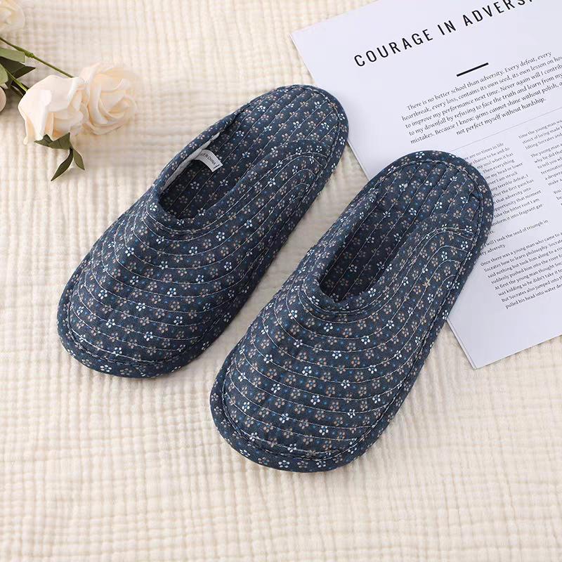 Fashion Women Slippers Lightweight Home Shoes Antislip Soft Indoor Fabric Slippers Can Machine Wash Mix Order