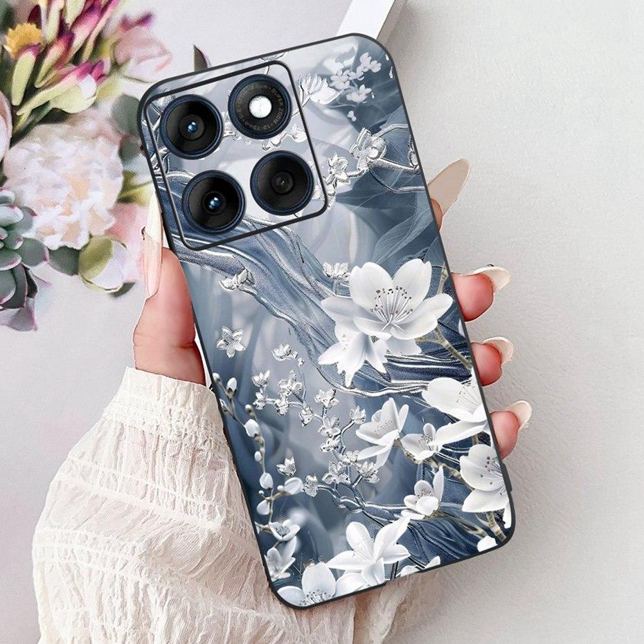 Cute Painting Phone Case For Motorola Edge 60S 60 Fusion Soft Silicone TPU Back Cover For Motorola Edge60 Edge60S Cases Bumpers