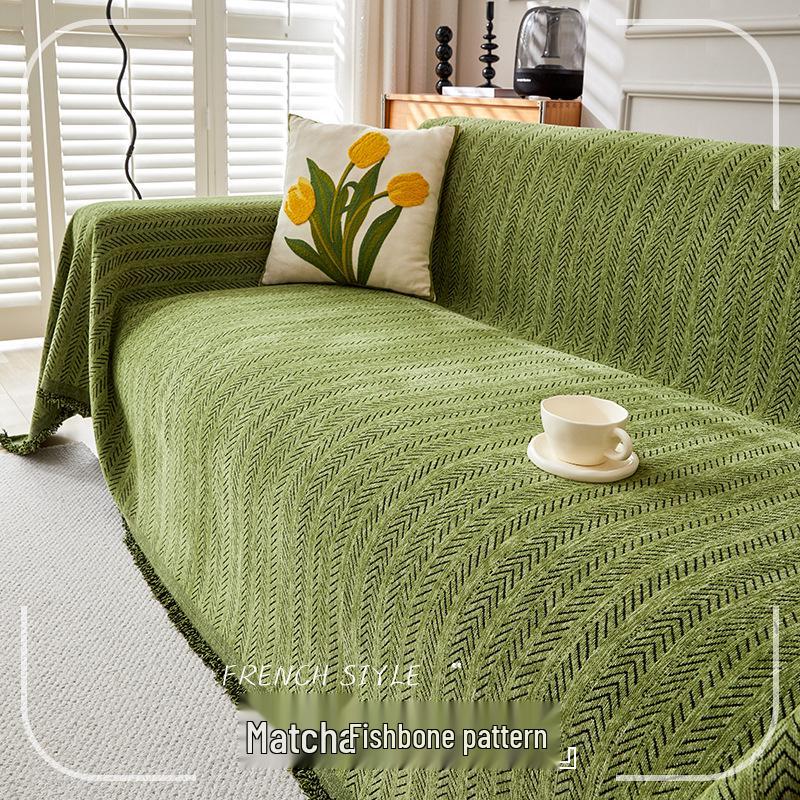 Modern Solid Color Sofa Cover: Universal, All-Season, Anti-Scratch Slipcover and Blanket