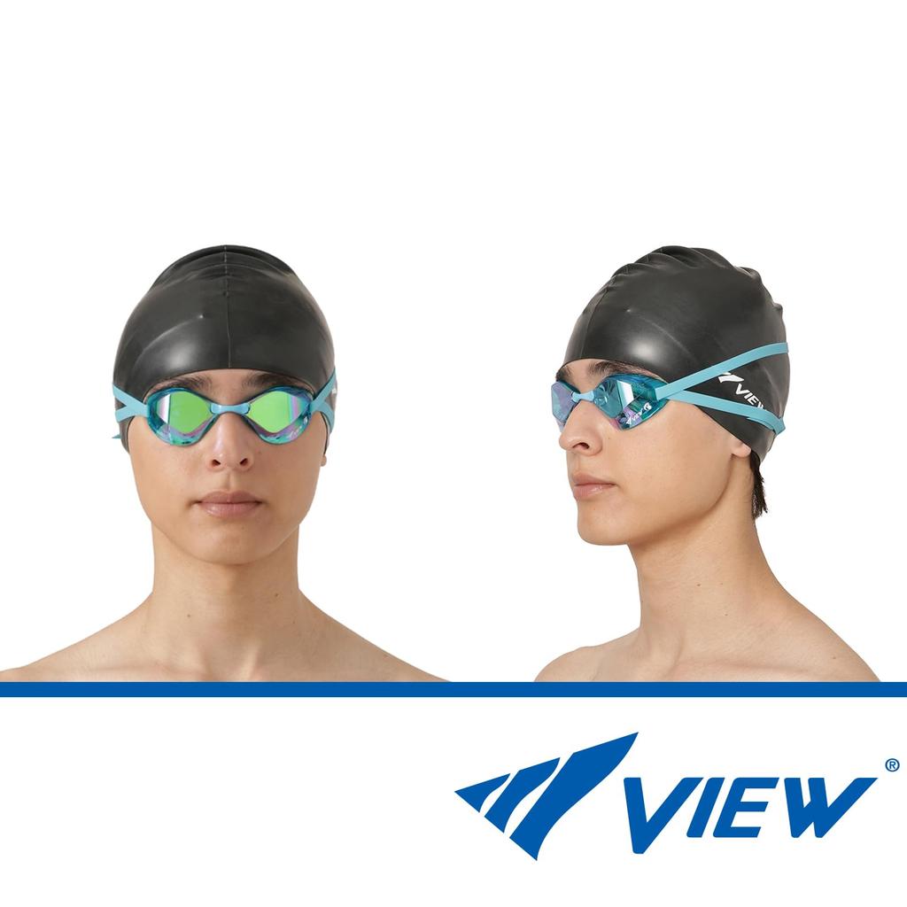 VIEW BladeORCA Swimming Made in Racing Style with for Ages 10 and FINA with SWIPE V230SAC AM Goggles, Japan, Cushion, Up, Approved, Anti-Fog Function,