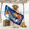 Bluey Friends Adventure Beach Towel High Absorbency & Quick-Dry Comfortable Lightweight
