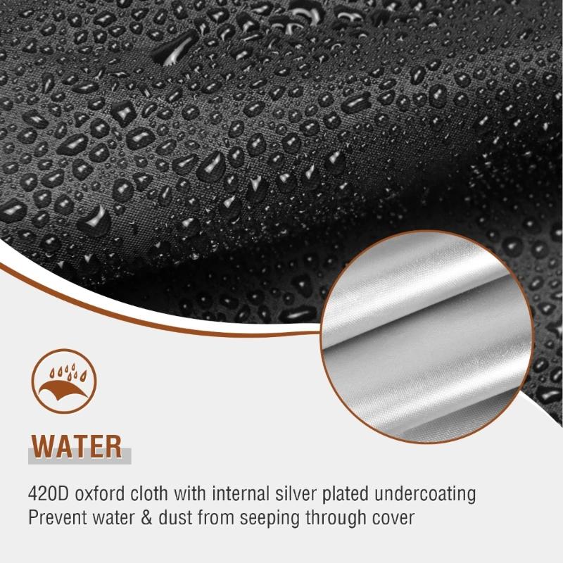 Universal Elliptically Machine Cover Waterproof Dustproof Oxford Cloth Protective Cover for Home Gym Equipment Easy Clean
