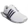 adidas Tour 360 24 Golf Wit Collegiate Navy Heren Sneakers Wolk-Wit Zilver-Metallic IF0245