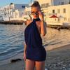 Women's Summer New Sexy Halter Mini Dress Sleeveless Tie Back Backless Ruched Bodycon Slim Fit Night Out Party Club Cocktail Dress