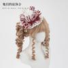 Crown Top Hat Veil Headband Kc Bow Hairpin Christmas Red Handmade Small Thing Lolita Hair Accessories
