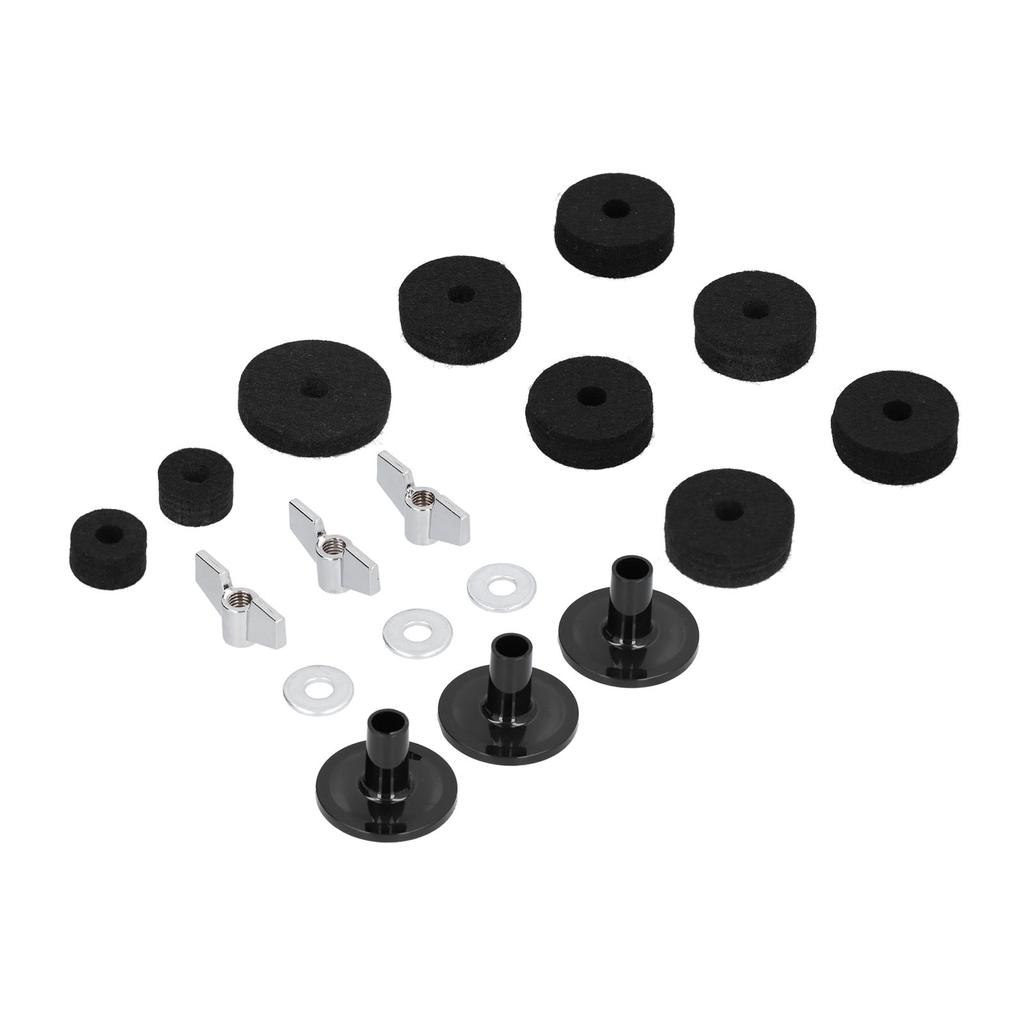 18PCS Cymbal Replacement with Base Wing Nut Washer for Drum Set Hardware Accessory