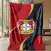 Bayer Leverkusen Football Print Flannel Blanket, Soft Warm Lightweight Throw Blanket for Sofa Bed Camping