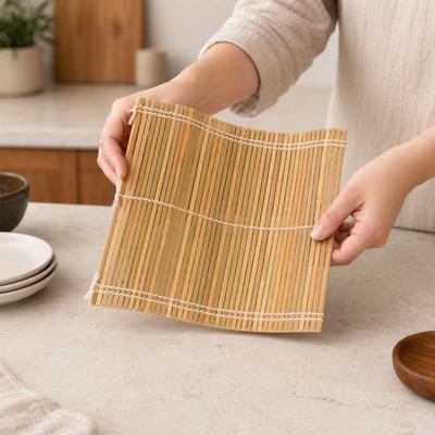 Bambus Sushi Matte, Nori Algen Sushi Rollmatte, Selbstgemachtes Sushi Zubereitungswerkzeug für Zuhause und Restaurant