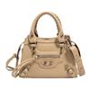 Portable locomotive bag New retro women's shoulder bag Fashion rivet fringed messenger bag