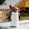 Eco Friendly PLA Can Caps 3D Printed Bat Cover, Reusable Soda Protector Lid, Cute Animal Practical Stocking Stuffers for Coworkers Drink Dust